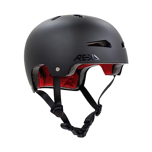 REKD Elite 2.0 Helmet Casco, Adultos Unisex, Black (Negro), 57-59 cm