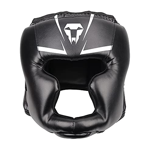 LangRay Casco de Boxeo para ni&ntilde;os y Adultos: Casco de Kickboxing con Malla, Protector de Cabeza para Sparring Karate Taekwondo Artes Marciales&hellip;