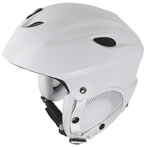 Ventura Casco de esquí UNIVERSAL, Talla M, blanco