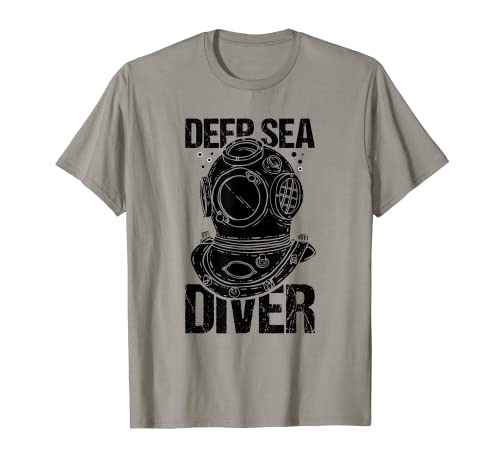 Submarino buceo casco buceo buceo profundo Camiseta