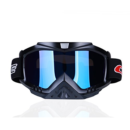 madbike Motocicleta motocross gafas Deportes al aire libre Dirt Bike ATV MX Off-Road Goggles (blue)
