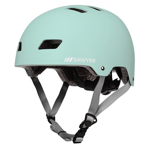 Sawyer Bikes - Casco Deportivo Ajustable (Mint, M)