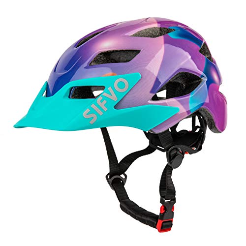 SIFVO Casco Bicicleta Ni&ntilde;o Casco Bici Ni&ntilde;o, Cascos para ni&ntilde;os y ni&ntilde;as de 5-14 a&ntilde;os para MTB Patinete Ciclismo Casco, 50 a 57 cm
