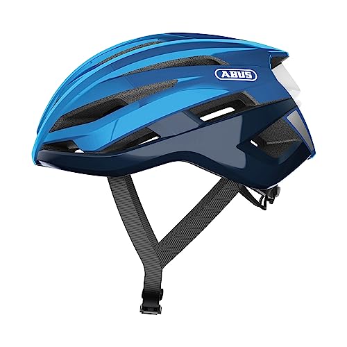 ABUS StormChaser - Casco de bicicleta ligero y cómodo para ciclismo deportivo profesional Unisex, Color Azul, talla M (54-58)
