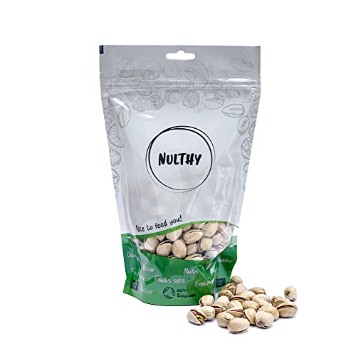 NULTHY - Pistacho en C&aacute;scara Natural - Sin Sal - Frutos Secos Naturales - Origen Espa&ntilde;a - Cultivo Convencional - Sin Gluten - Vegano (1KG)