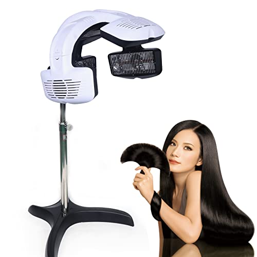 Secador profesional de pelo con soporte para peluquería, ajuste preciso de la temperatura con pie