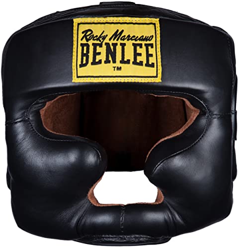 Benlee Punch GmbH Casco de Boxeo para Hombre, tama&ntilde;o S - M, Color Negro