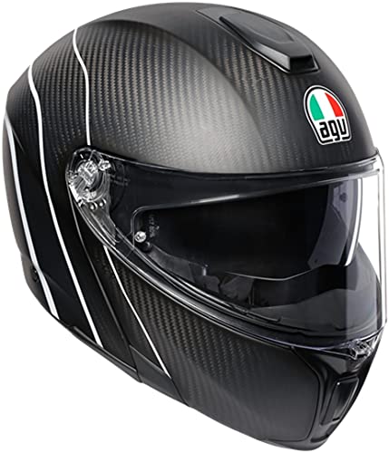 AGV Sports Modular Carbono Brillo M 58cm, Negro