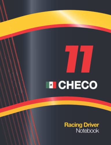 11 Checo Racing Driver: Notebook With Racing Car Livery Cover Design 2020 with 11 Race Number, 7.5” x 9.6” Size 110 College Ruled page (55 sheet) ... Car Maintenance Schedule log, Birthday Gift