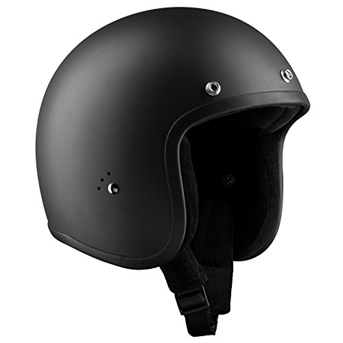 Bandit Helmets - Casco Jet sin ECE Color Negro Mate, Talla M(57-58cm)