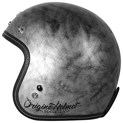 Origine Helmets - Casco para moto, modelo Primo XS plateado