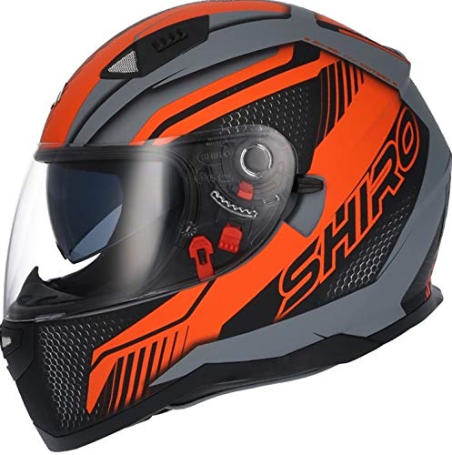 Shiro Casco, Elite, Color Rojo, TAMA&Ntilde;O XS
