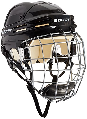 Bauer Eishockeyhelm 4500 Combo mit Gitter - Casco de Hockey sobre Hielo, Color Negro, Talla m