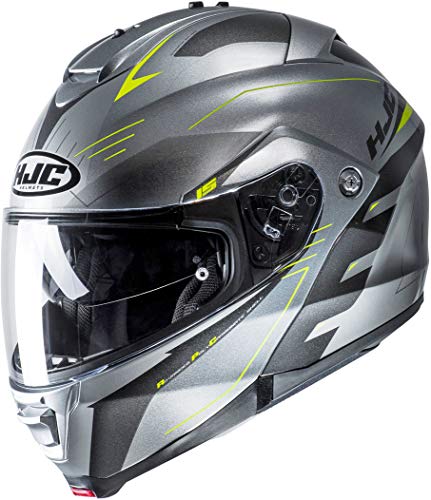 HJC Helmets NC Casco de Moto, Hombre, Gris, Small