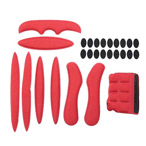 Wallfire Almohadillas de espuma para casco, universal, anticolisi&oacute;n, forro de palillo m&aacute;gico, esponja para ciclismo, casco de bicicleta, accesorios para casco
