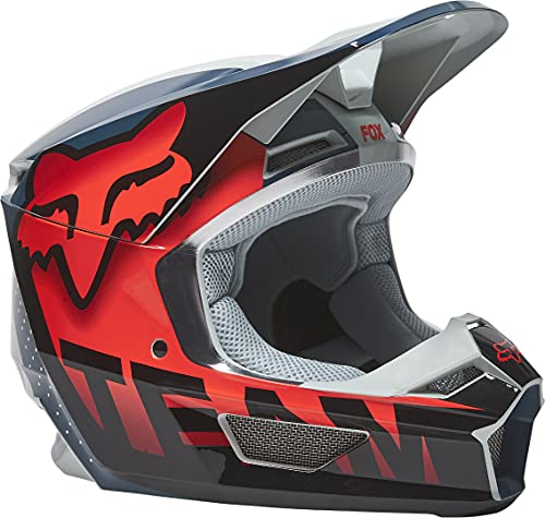 Fox V1 Trice Casco de motocross negro/rojo, XL (61/62)