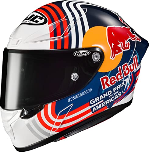 HJC Helmets, Helmet Rpha1 Red Bull Austin Gp White/Blue/Red, S