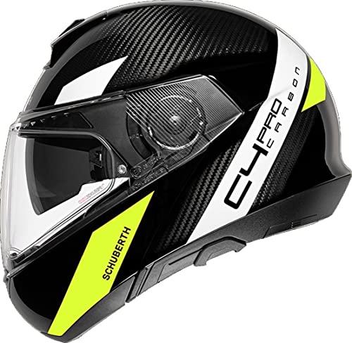 Schuberth C4 PRO CARBON ECE Avio Yellow 3k 55 (S)