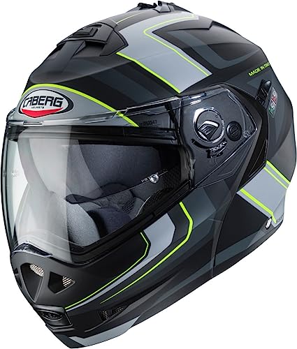 Caberg Duke II Tour Casco (Black/Grey/Green,S (55/56))