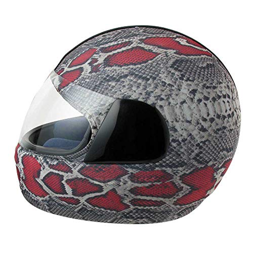 Helmet Dress Funda Casco Integral Moto Serpiente Pitón
