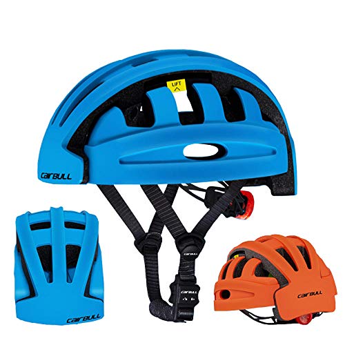 Ariyalk Plegable Casco de Bicicleta Profesional Casco de Seguridad Deportiva BMX para Bicycle Helmet, patineta, Scooter, MTB, Bicicleta de montaña, Patinaje en línea, Equipo de protección