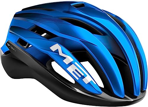MET Casco Trenta MIPS NEG/Azul Metal.Mate Brillo T, Adultos Unisex, No definido, T.A