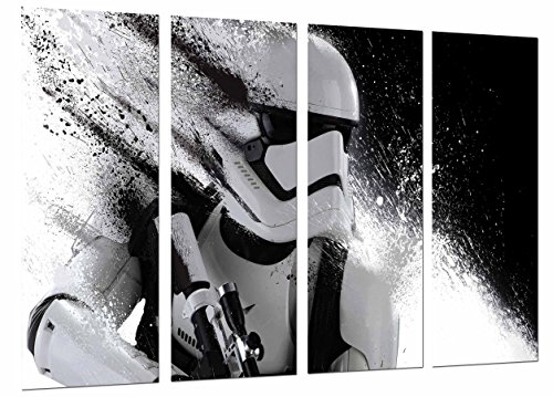 Cuadro Fotográfico Star Wars, Casco Ejercito Darth Vader Tamaño total: 131 x 62 cm XXL