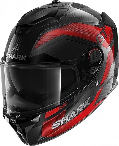 SHARK, Casco Moto Integral Spartan GT Pro Carbon Ritmo Black / Red DRU, S